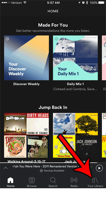 Spotify recently played not updating